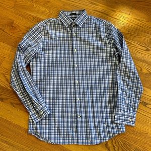 NWOT Men’s Banana Republic Plaid Oxford